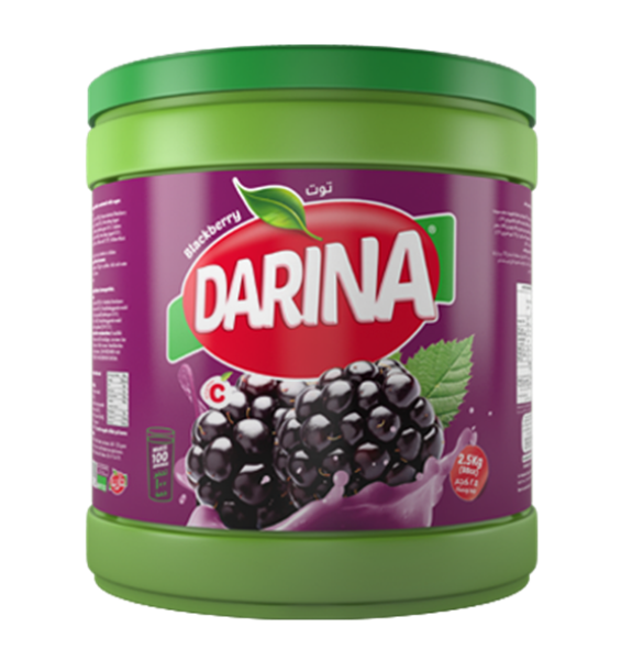 DARINA saft juice pulver blackbery 2 kg x 6 Stk