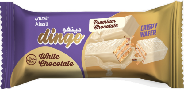 DINGO Wafer White Chocolate with Cocoa Cream ( 21g x16 )x12 Stk