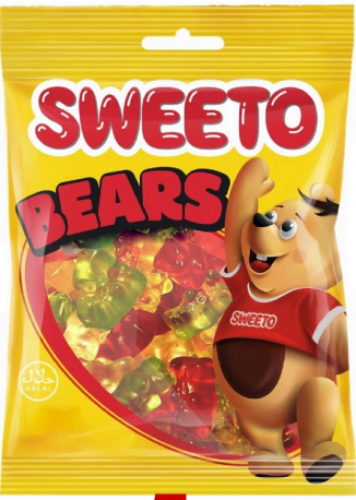 Sweeto Bears 80g(12stk x 6disp)