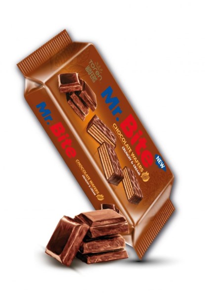 Mr.Bite CHOCOLATE WAFER 38 g 24 x 6 Stk