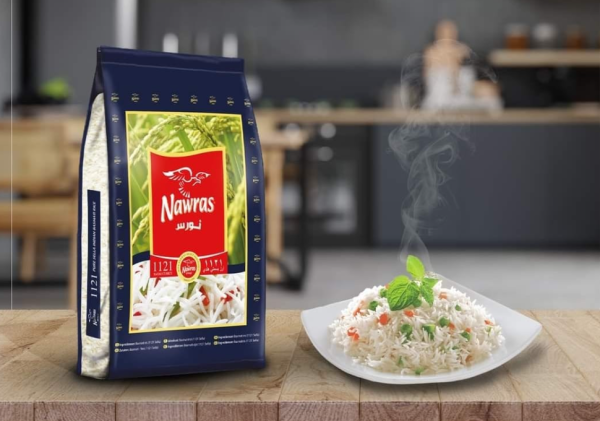 NAWRAS Basmati Ris 4 kg X 5 Stk