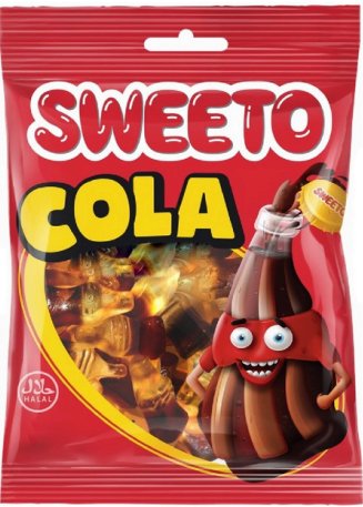 Sweeto Cola 80g(12stk x 6disp)