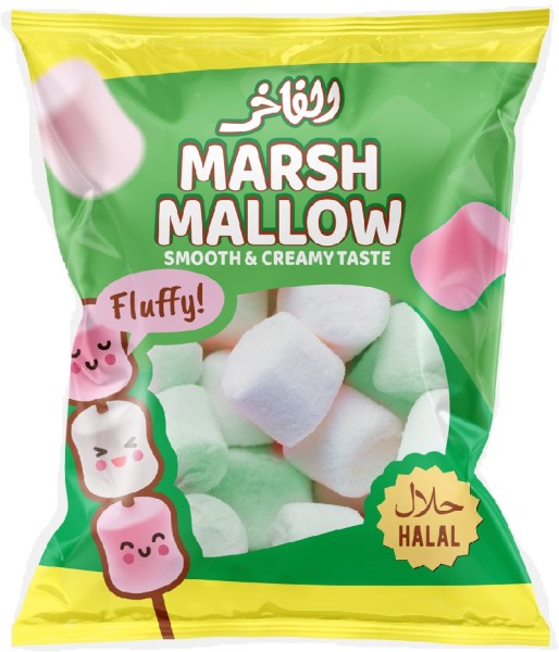 alFakhr Marshmallow Ducks Green 65 g x 28 Stk