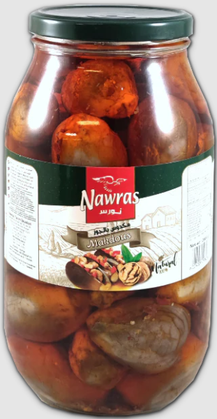 NAWRAS Makdous Ekstra 2800 g x 4 Stk