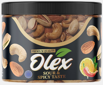 Olex Mixed Nuts Roasted / Sour&Spicy 140g x 24 Stk