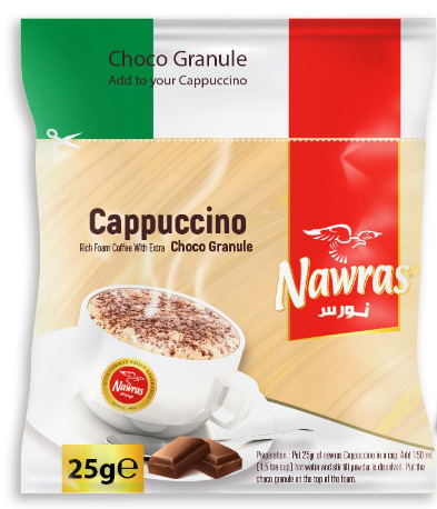 NAWRAS CAPPUCCINO 25 g x 15 x 12 Stk