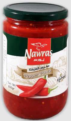 NAWRAS Pepper Paste Hot 660 g x 12 Stk