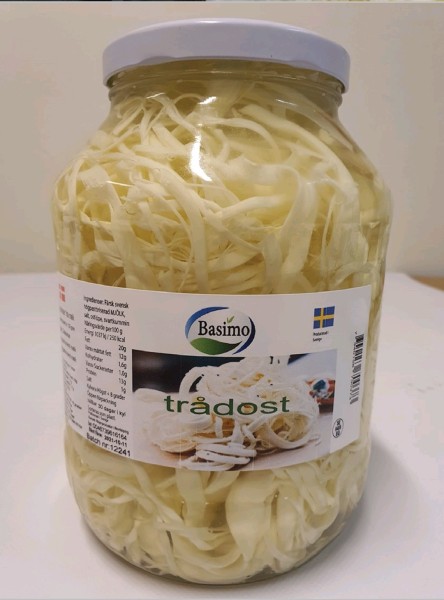 Basimo Trådost i Glass 1000 g x 6 Stk