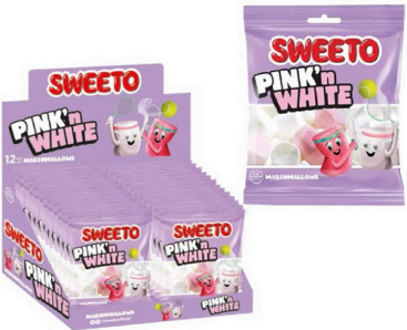 Sweeto Pink&White 60 g x (12stk x 6 disp)