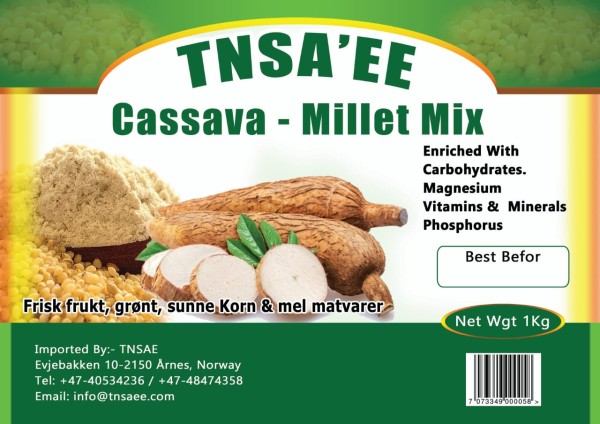 TNSA" EE Cassava Flour 1 kg x 5 Stk