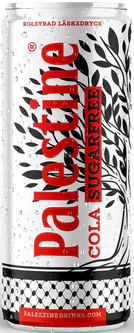 Palestine Cola Sukker Free Brus 330 ml x 24 Stk