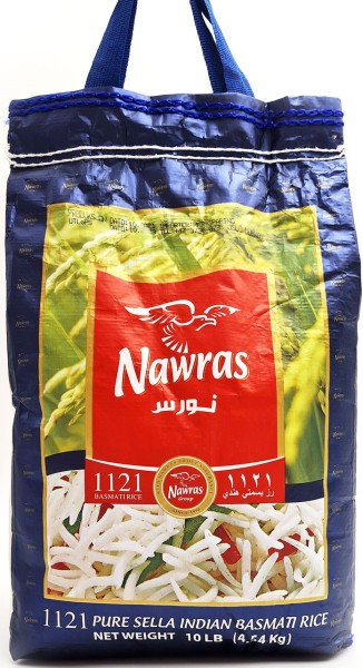 NAWRAS Indisk Basmati Ris 9 kg X 4 Stk