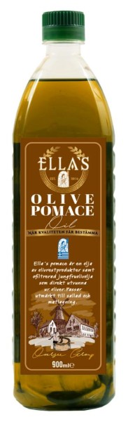 ELLAS Pomace Ufiltrert Olivenolje 900 ML x 12 Pcs