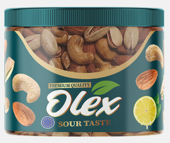 Olex Mixed Nuts Roasted / Sour 140g x 24 Stk