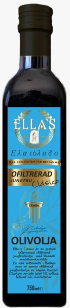 ELLAS Clasico Ufiltrert Virgin Olivenolje 750 ML x 12 Pcs