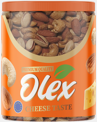 Olex Mixed Nuts Roasted / Cheese 190g x 24 Stk