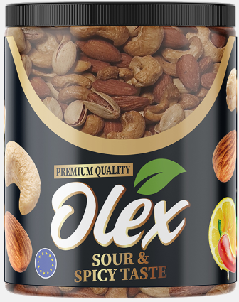 Olex Mixed Nuts Roasted / Sour&Spicy 190g x 24 Stk