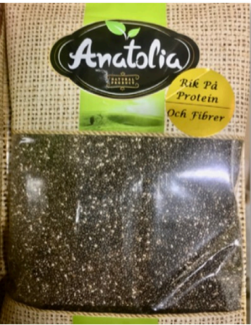 Anatolia Chia frø 250 gr x 12 stk