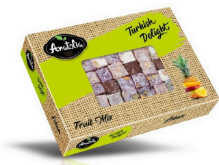 Anatolia tyrkisk Delight Fruktmix 250 gr x 10 Stk