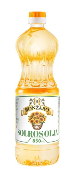 BONZARO Solsikkeolje 850 ML x 15 Stk