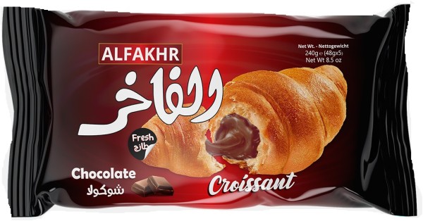 alFakhr Croissant Aprikos 48 g x 5 Stk x 16 Kartong