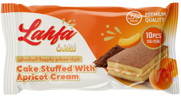 Lahfa Cake Stuffed with Apricot Cream 10 Stk x 12 Kartong