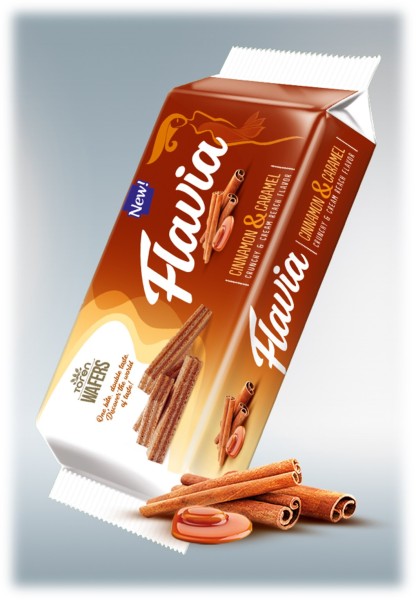 Flavia CINAMON & CARAMEL WAFER 55 g 24 x 6 Stk