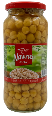 NAWRAS Kokte Kikerter 540 g x 12 Stk