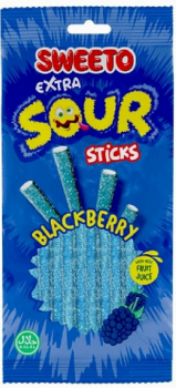 Sweeto Sour Sticks Blackberry 75g (12stk x 8Disp)